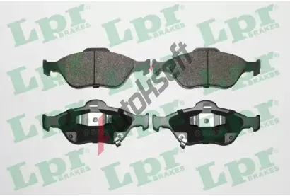 LPR Sada brzdových destiček LP 05P1283, 24022 LPR Sada brzdových destiček LP 05P1283, 24022