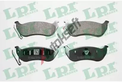 LPR Sada brzdovch destiek LP 05P1366, 24357