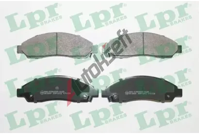 LPR Sada brzdovch destiek LP 05P1372, 05P1372