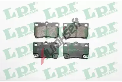 LPR Sada brzdovch destiek LP 05P1407, 5SP1407