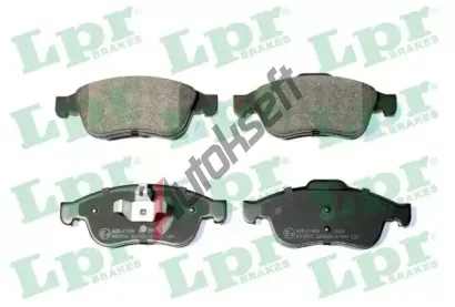 LPR Sada brzdových destiček LP 05P1493, 05P1493 LPR Sada brzdových destiček LP 05P1493, 05P1493