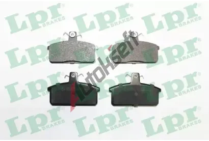LPR Sada brzdových destiček LP 05P1498, 05P1498  LPR Sada brzdových destiček LP 05P1498, 05P1498