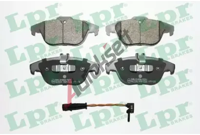 LPR Sada brzdových destiček LP 05P1528A, 05P1528A LPR Sada brzdových destiček LP 05P1528A, 05P1528A