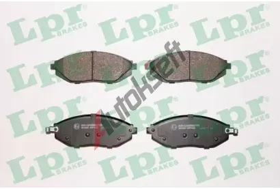 LPR Sada brzdovch destiek LP 05P1629, 05P1629