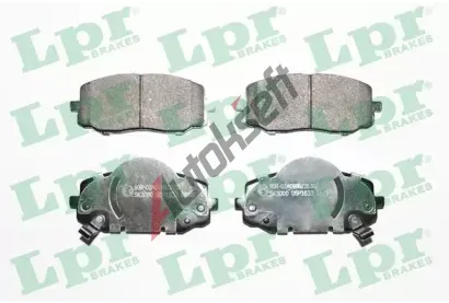 LPR Sada brzdovch destiek LP 05P1633, 05P1633