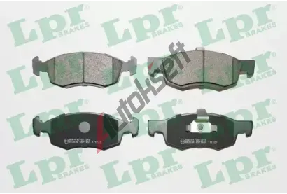 LPR Sada brzdovch destiek LP 05P1654, 05P1654