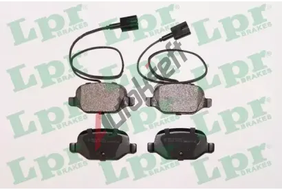 LPR Sada brzdových destiček LP 05P1723, 05P1723 LPR Sada brzdových destiček LP 05P1723, 05P1723