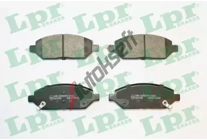 LPR Sada brzdovch destiek LP 05P2050, 05P2050