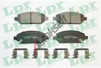 LPR Sada brzdovch destiek LP 05P2050K, 05P2050K
