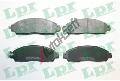 LPR Sada brzdovch destiek LP 05P2056, 05P2056