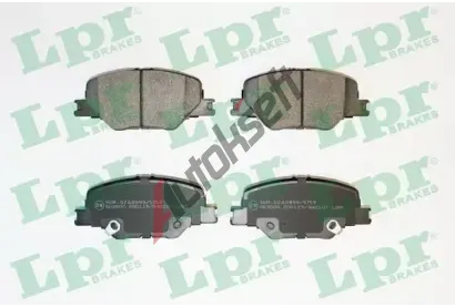 LPR Sada brzdovch destiek LP 05P2107, 05P2107