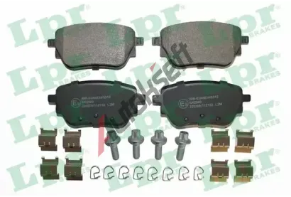 LPR Sada brzdovch destiek LP 05P2132K, 05P2132K