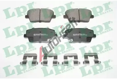 LPR Sada brzdovch destiek LP 05P2142K, 05P2142K