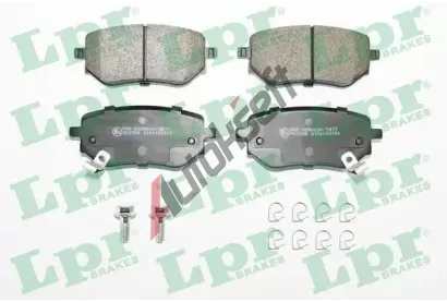 LPR Sada brzdových destiček LP 05P2150, 22861  LPR Sada brzdových destiček LP 05P2150, 22861