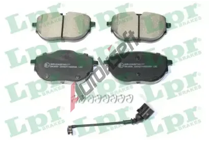 LPR Sada brzdovch destiek LP 05P2254A, 05P2254A