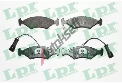 LPR Sada brzdových destiček LP 05P242, 05P242 LPR Sada brzdových destiček LP 05P242, 05P242