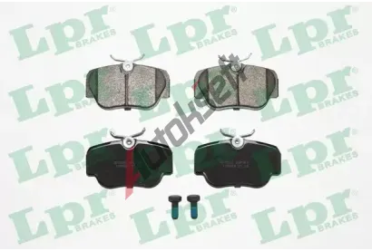 LPR Sada brzdovch destiek LP 05P302, 5SP302