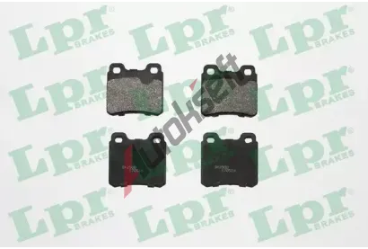 LPR Sada brzdovch destiek LP 05P317, 05P317