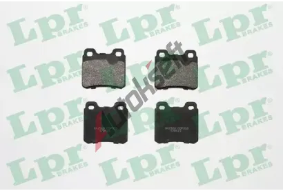 LPR Sada brzdovch destiek LP 05P333, 05P333