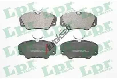 LPR Sada brzdových destiček LP 05P449, 05P449 LPR Sada brzdových destiček LP 05P449, 05P449