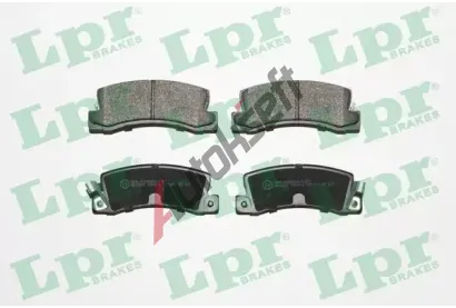 LPR Sada brzdových destiček LP 05P514, 05P514  LPR Sada brzdových destiček LP 05P514, 05P514