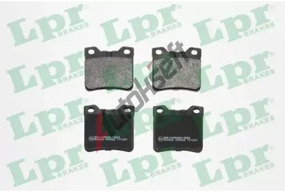LPR Sada brzdových destiček LP 05P622, 05P622 LPR Sada brzdových destiček LP 05P622, 05P622