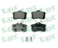 LPR Sada brzdovch destiek ‐ LP 05P634