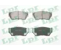 LPR Sada brzdovch destiek ‐ LP 05P934