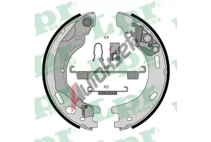 LPR Sada brzdových čelistí parkovací brzdy LP 09570, 09570 LPR Sada brzdových čelistí parkovací brzdy LP 09570, 09570