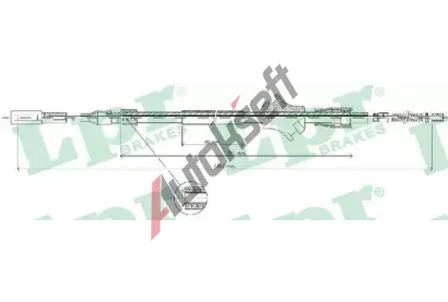 LPR Tan lanko parkovac brzdy LP C0030B, C0030B