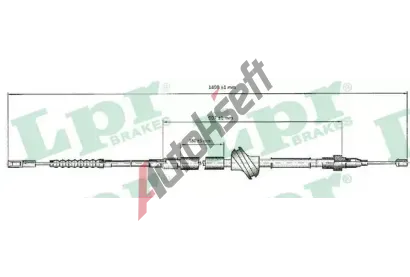 LPR Ta�n� lanko parkovac� brzdy LP C0033B, C0033B