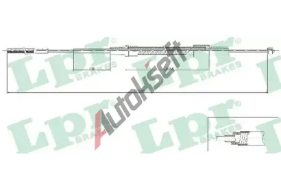 LPR Ta�n� lanko parkovac� brzdy LP C0079B, C0079B