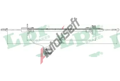 LPR Spojkové lanko LP C0086C, C0086C LPR Spojkové lanko LP C0086C, C0086C