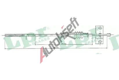 LPR Tan lanko parkovac brzdy LP C0088B, C0088B