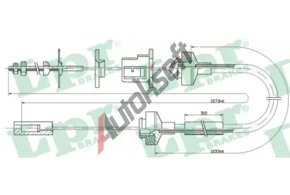 LPR Spojkové lanko LP C0145C, C0145C LPR Spojkové lanko LP C0145C, C0145C