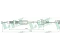 Lanko pedlu plynu LPR ‐ LP C0147A