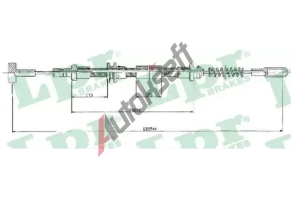 LPR Ta�n� lanko parkovac� brzdy LP C0160B, C0160B