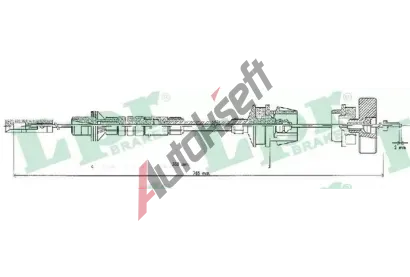 LPR Spojkov� lanko LP C0218C, C0218C