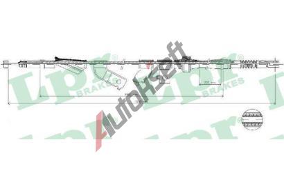 LPR Tan lanko parkovac brzdy LP C0312B, C0312B