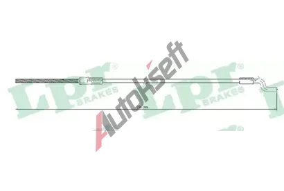 LPR Tan lanko parkovac brzdy LP C0329B, C0329B