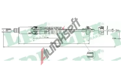 LPR Spojkové lanko LP C0339C, C0339C LPR Spojkové lanko LP C0339C, C0339C