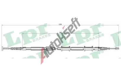 LPR Tan lanko parkovac brzdy LP C0340B, C0340B