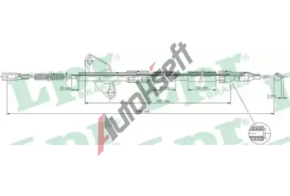 LPR Ta�n� lanko parkovac� brzdy LP C0413B, C0413B