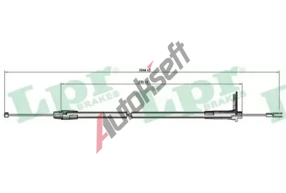 LPR Tan lanko parkovac brzdy LP C0415B, C0415B