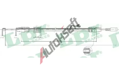 LPR Ta�n� lanko parkovac� brzdy LP C0423B, C0423B