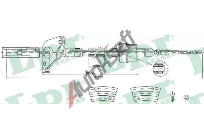 LPR Spojkové lanko LP C0424C, C0424C LPR Spojkové lanko LP C0424C, C0424C