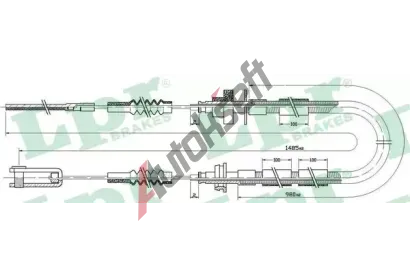 LPR Spojkov� lanko LP C0433C, C0433C