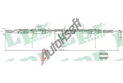 LPR Tan lanko parkovac brzdy LP C0514B, C0514B