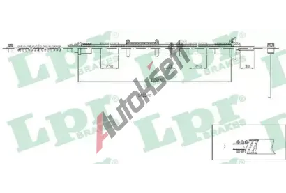 LPR Tan lanko parkovac brzdy LP C0518B, C0518B