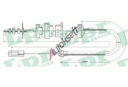 LPR Spojkové lanko LP C0523C, C0523C LPR Spojkové lanko LP C0523C, C0523C